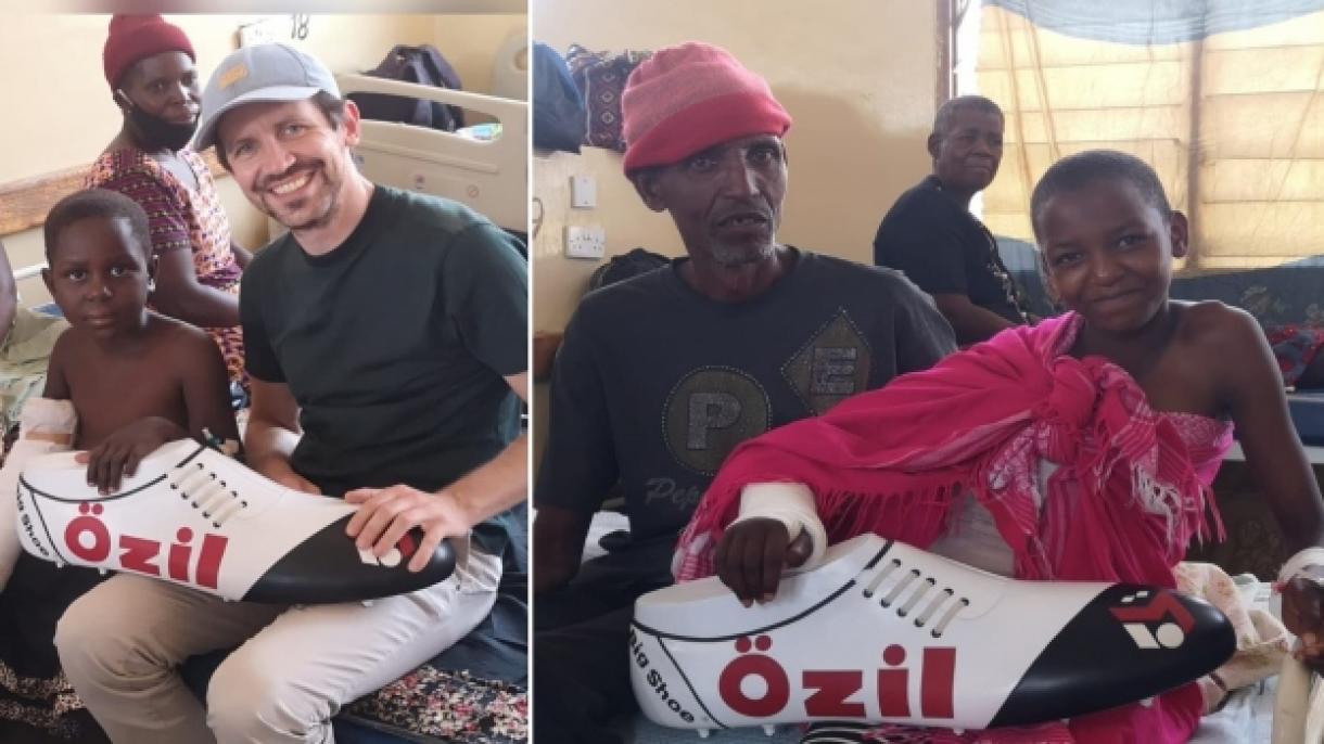 Mesut Oʻzil yana Afrikadagi kam ta’minlangan bolalarni unutmadi