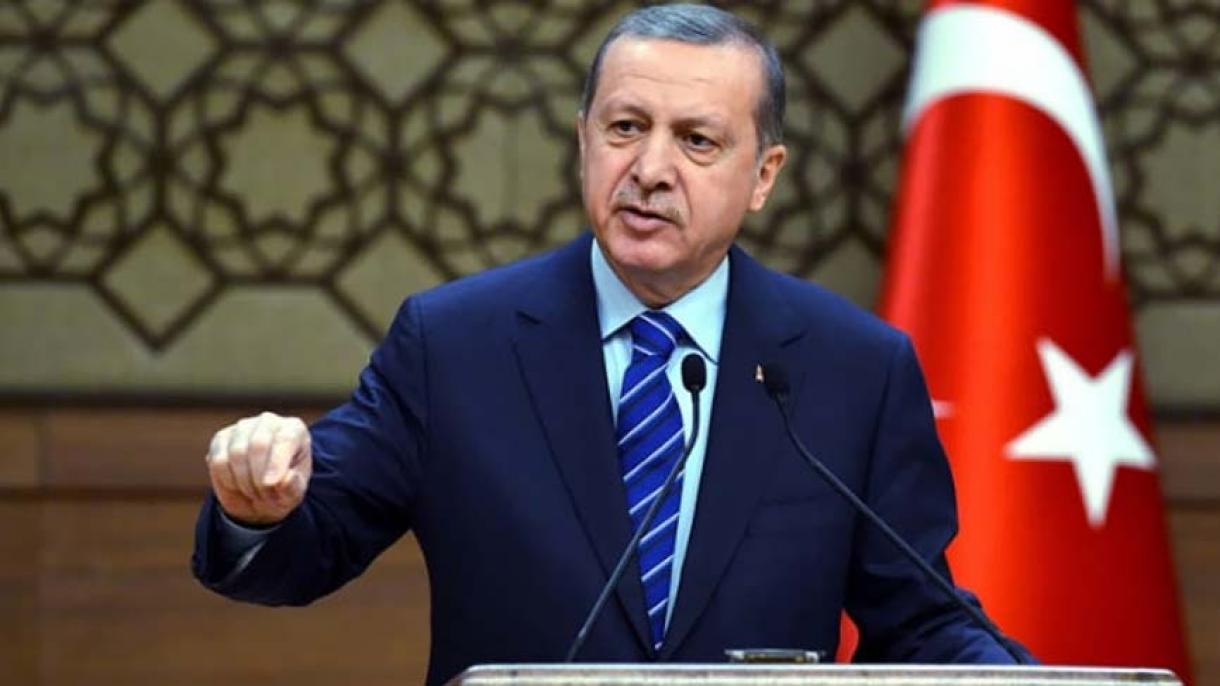 رئیس جمهور ترکیه گفت: "ترکیه تنها کشوری است که با گروه های تروریستی مبارزه قاطعانه انجام می دهد"