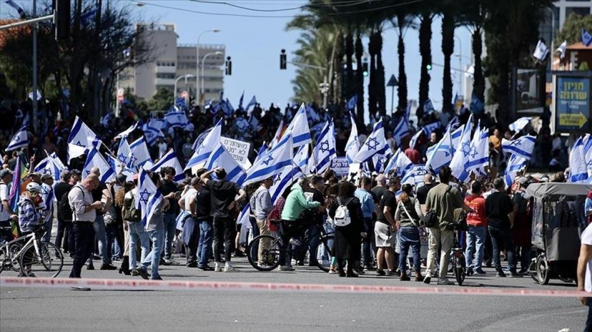 Manifestaciones antigubernamentales continúan en Israel en el "Día de la Resistencia Creciente"