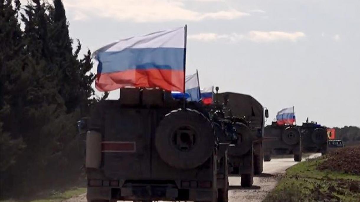 Los soldados rusos entran en Ayn al-Arab en Siria