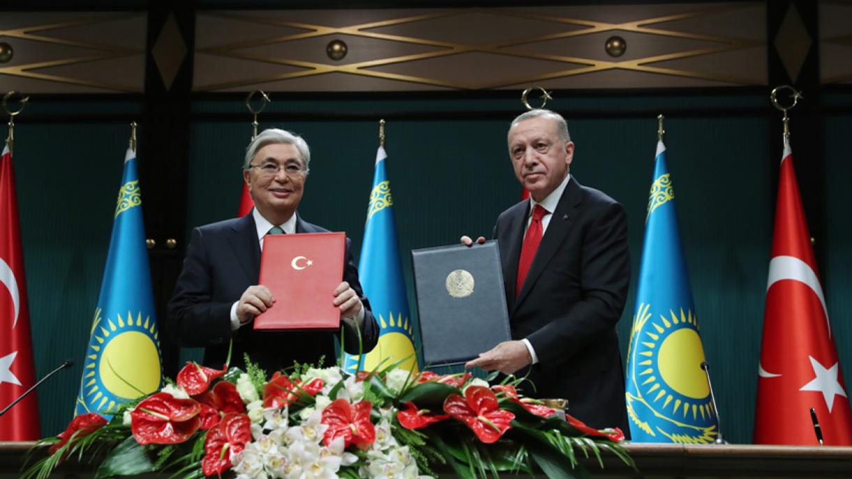 Erdogan a susținut o conferință de presă comună cu Tokayev