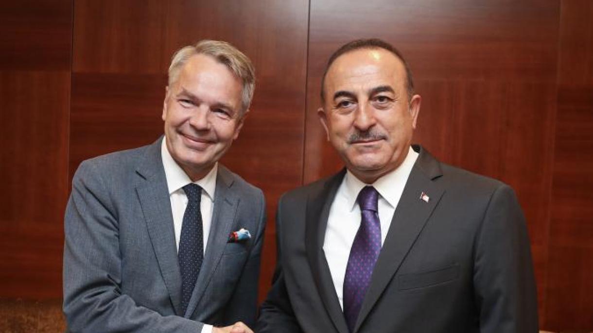 دیدار وزیر خارجه ترکیه با همتای فنلاندی اش