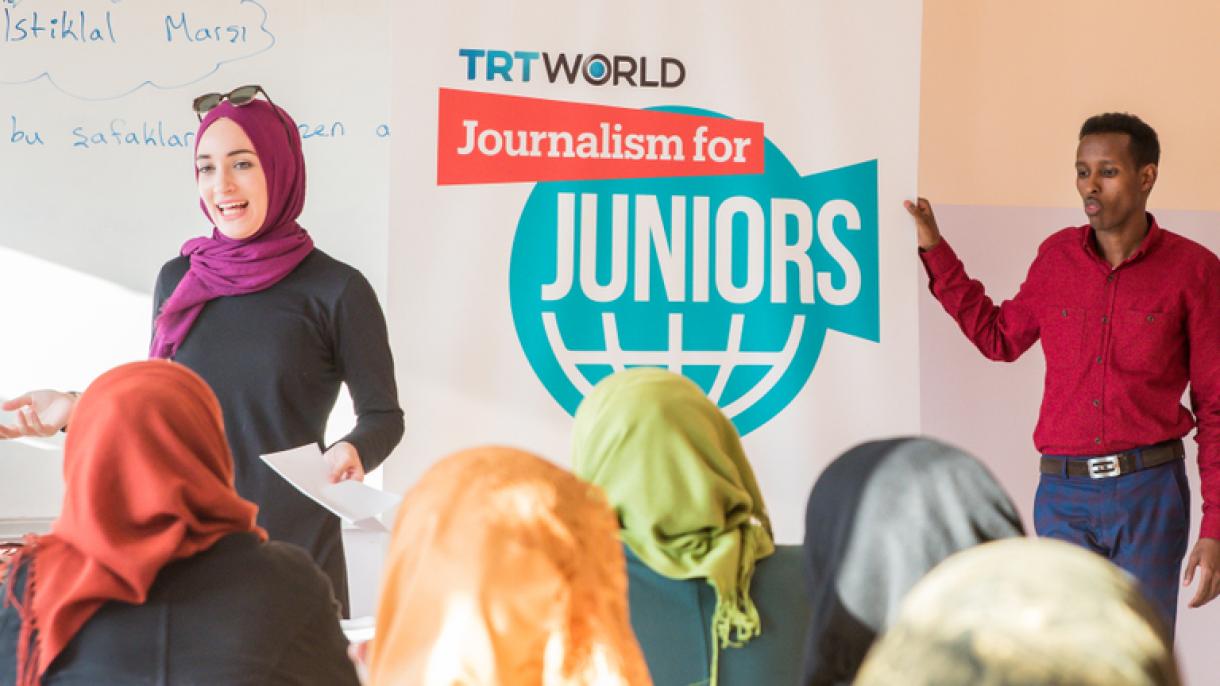 TRT World, cursuri de jurnalism pentru copiii sirieni