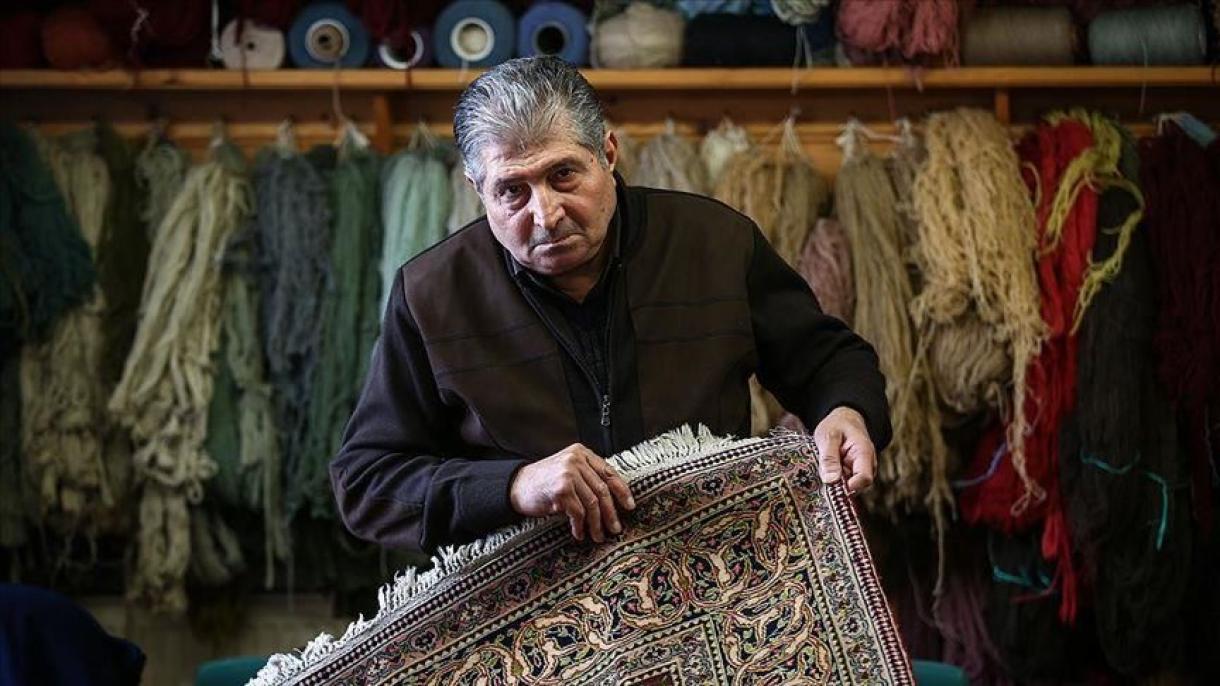 Turquia: o trabalho de um especialista em restauração de tapetes do palácio