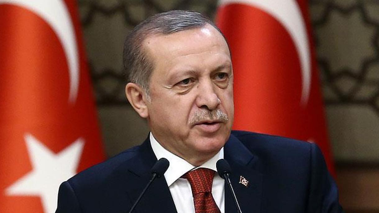 اردوغان : هدف از عملیات سپر فرات نابودسازی تروریستهاست