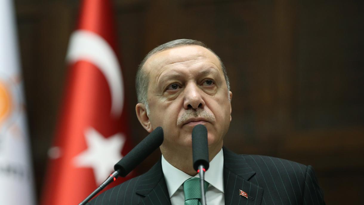 جمهور رئیس رجب طیب ایردوغان، حسن روحانی گه قیغوداشلیک بیلدیردی