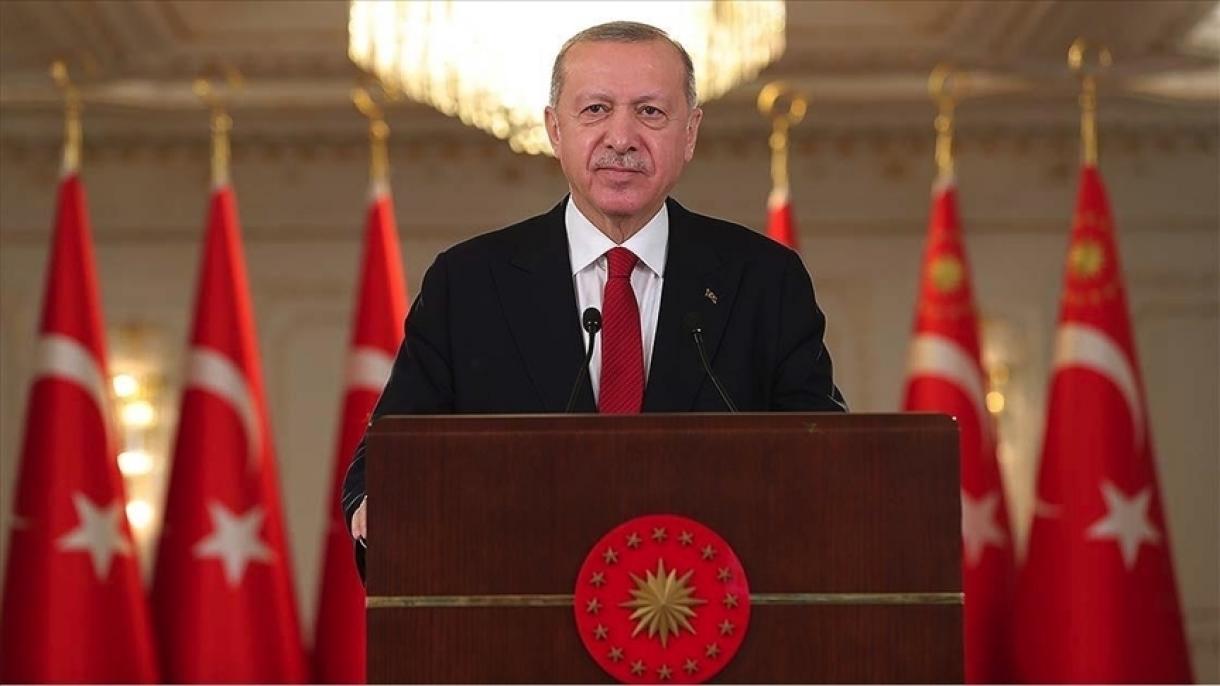 اردوغان: تورکیه، دنیز توپو اوره‌تن آز ساییدا اؤلکه‌لر آراسینا گیردی