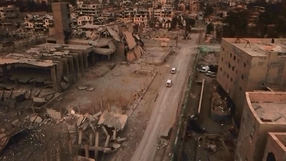 کشف گورهای جمعی مملو از اجساد در شهر رقه سوریه