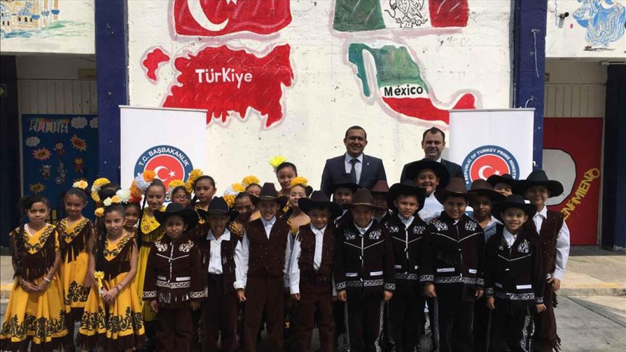 کمک بنياد «تیکا» به مدرسه «ترکیه» در مکزیک