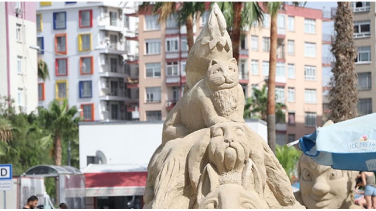 Las estatuas de arena serán vistas el 5 de junio