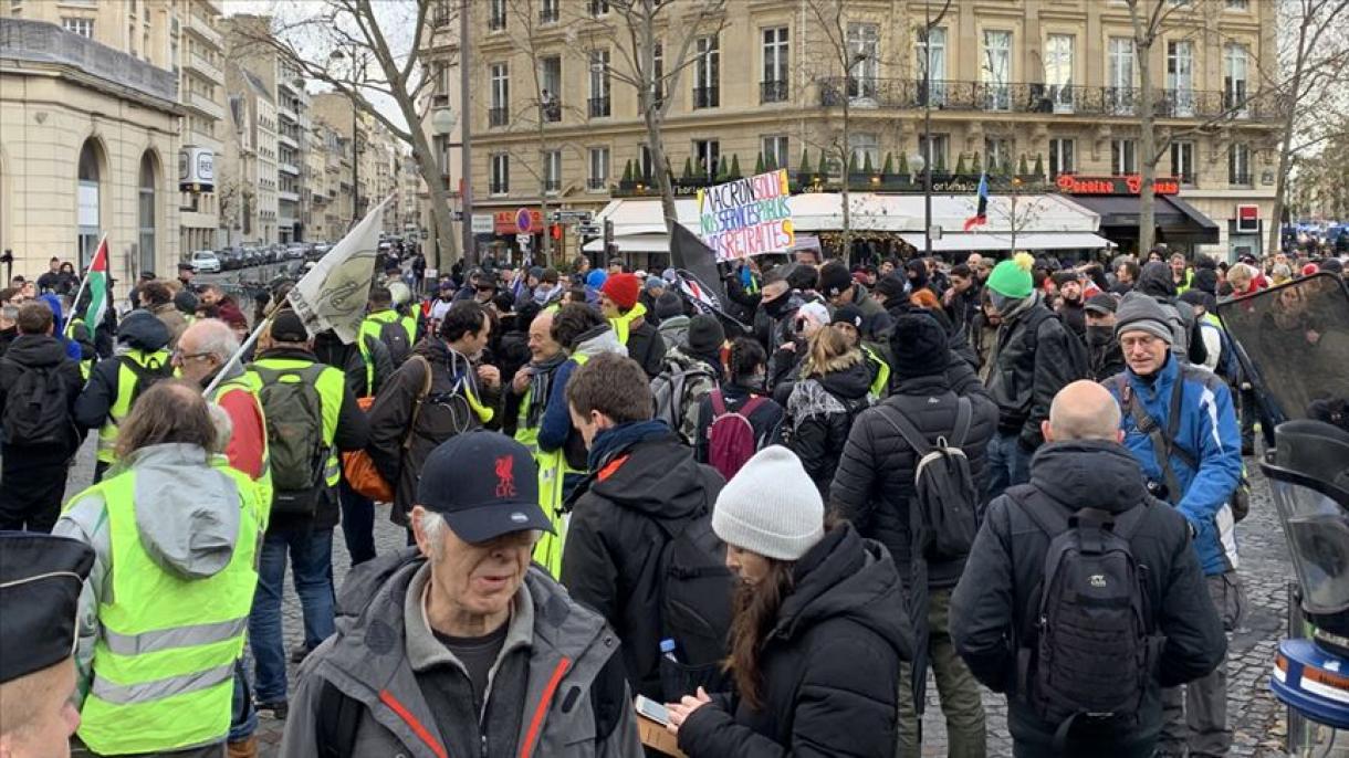 تظاهرات جلیقه‌زردها در فرانسه در پنجاه و هفتمین هفته متوالی