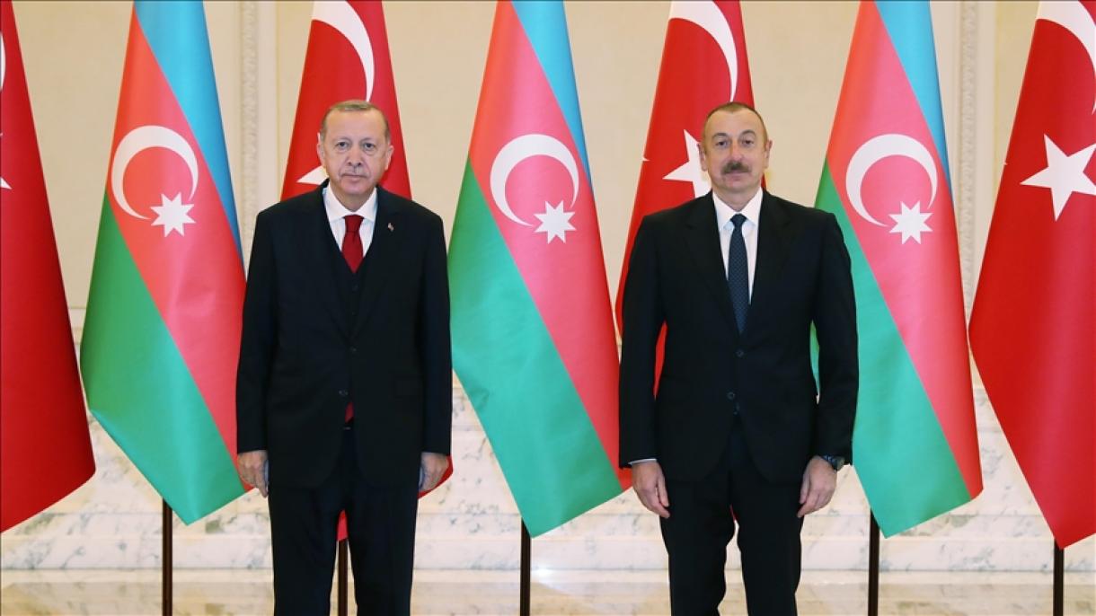 Ердоган поздрави Алиев по случай годишнината от победата в Нагорни Карабах...