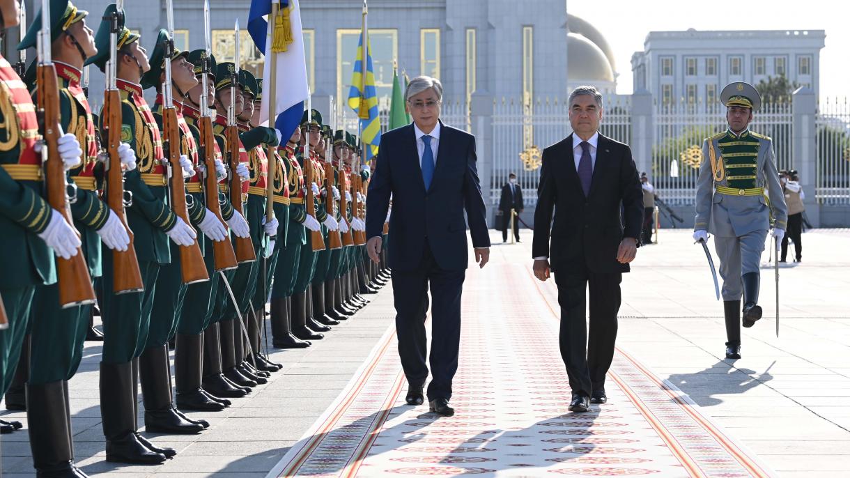 Kazakistan Türkmenistan Berdimuhamedov Kasım Cömert Tokayev2.jpg