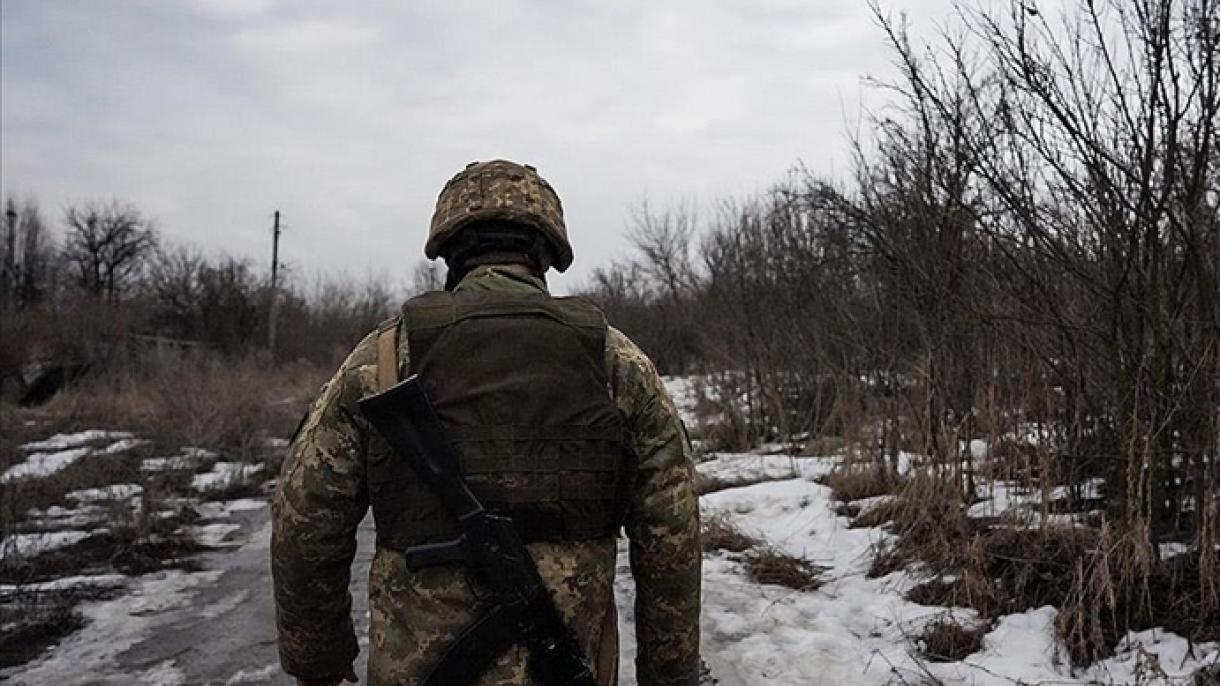 Donbassda Bir Ukrain Esgeri Aradan Çykdy
