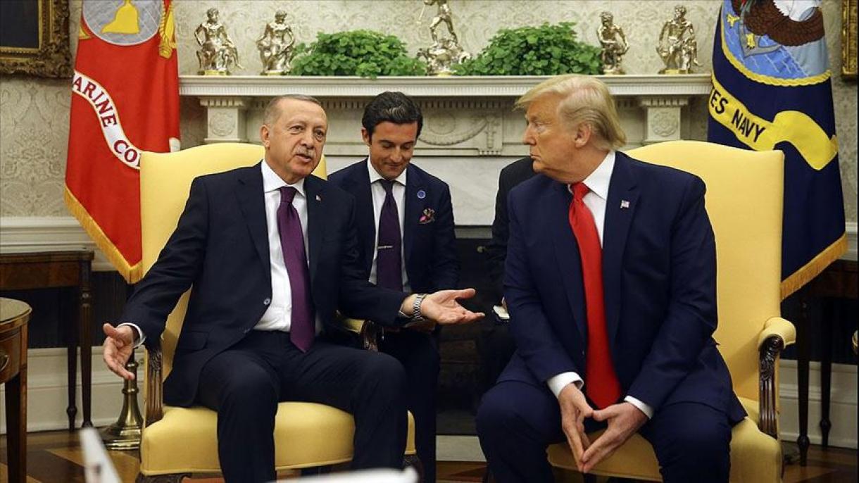 Претседателот Ердоган на средба со претседателот Трамп во Белата куќа, во Вашингтон