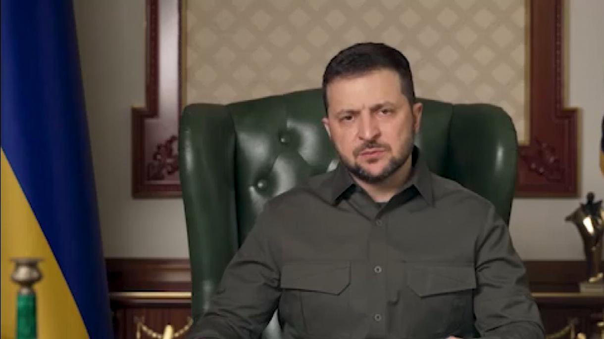 Zelenszkij egy videóüzenetet adott ki