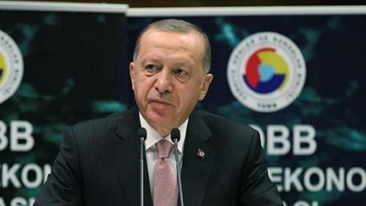 Erdoğan:Törökországnak a termelésre, beruházásra, és exportra kell összpontosítania