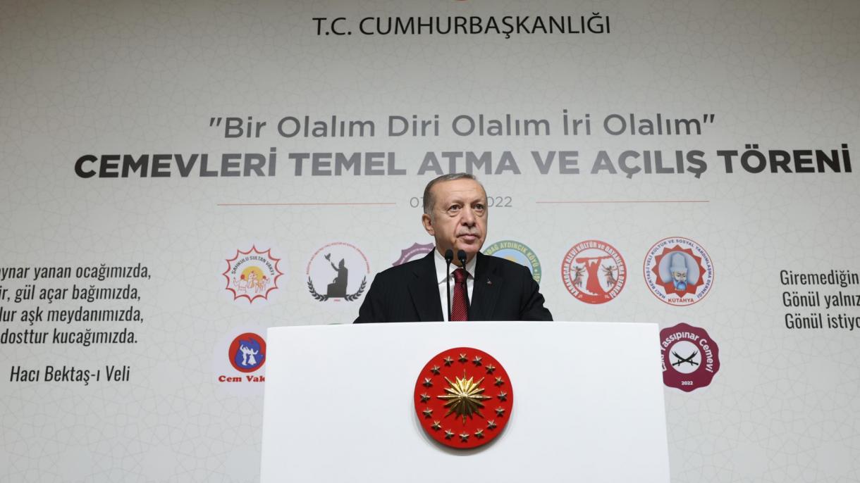 Erdogan : "Establecemos la Presidencia de Cultura Alevi Bektashi y Cemevi"