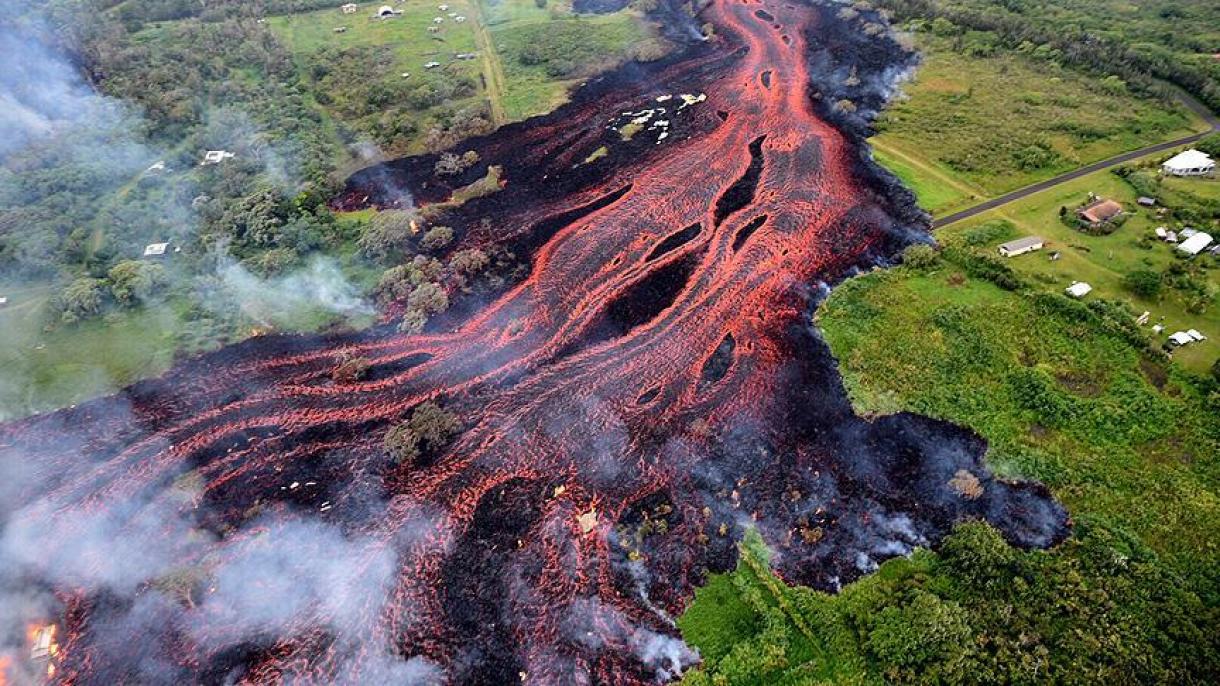 La lava del Kilauea devora unas noventa casas en Háwai