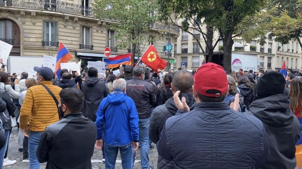 Арменски протест в Париж...