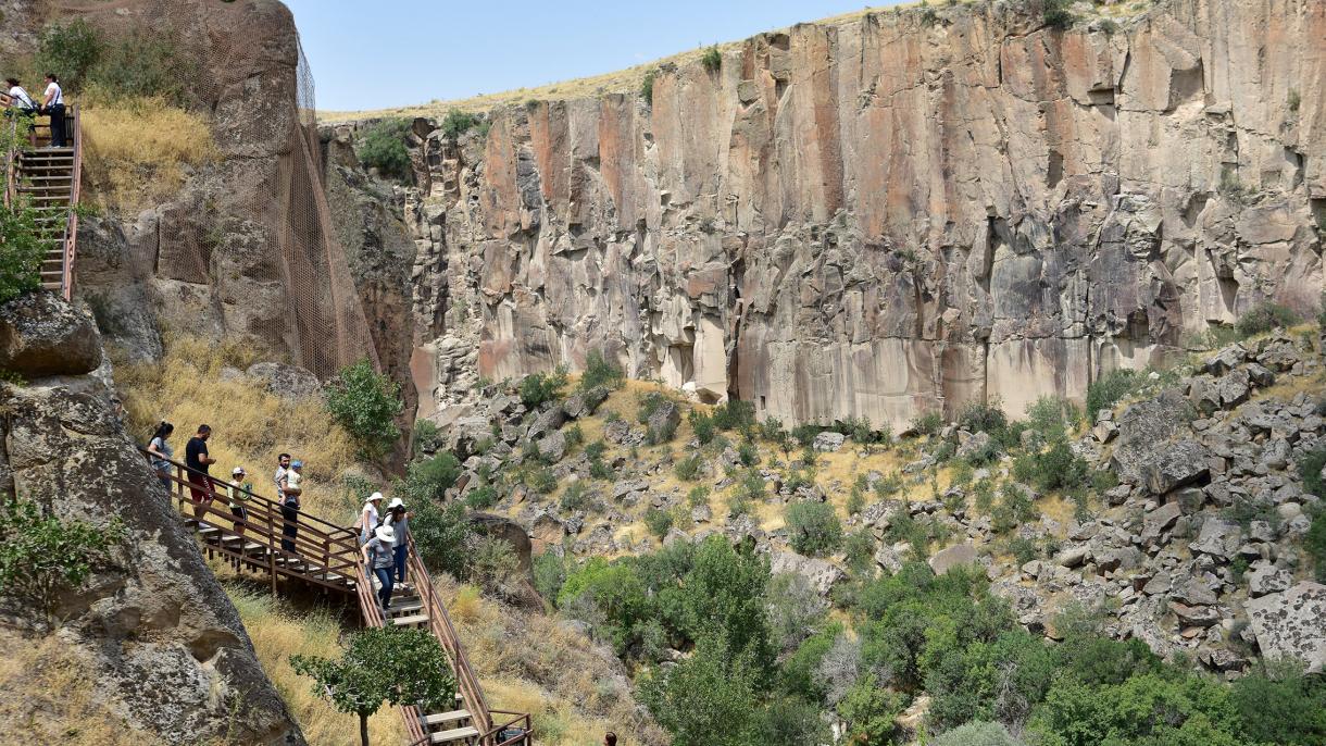 Valle de Ihlara, un destino turístico religioso por la cantidad de iglesias
