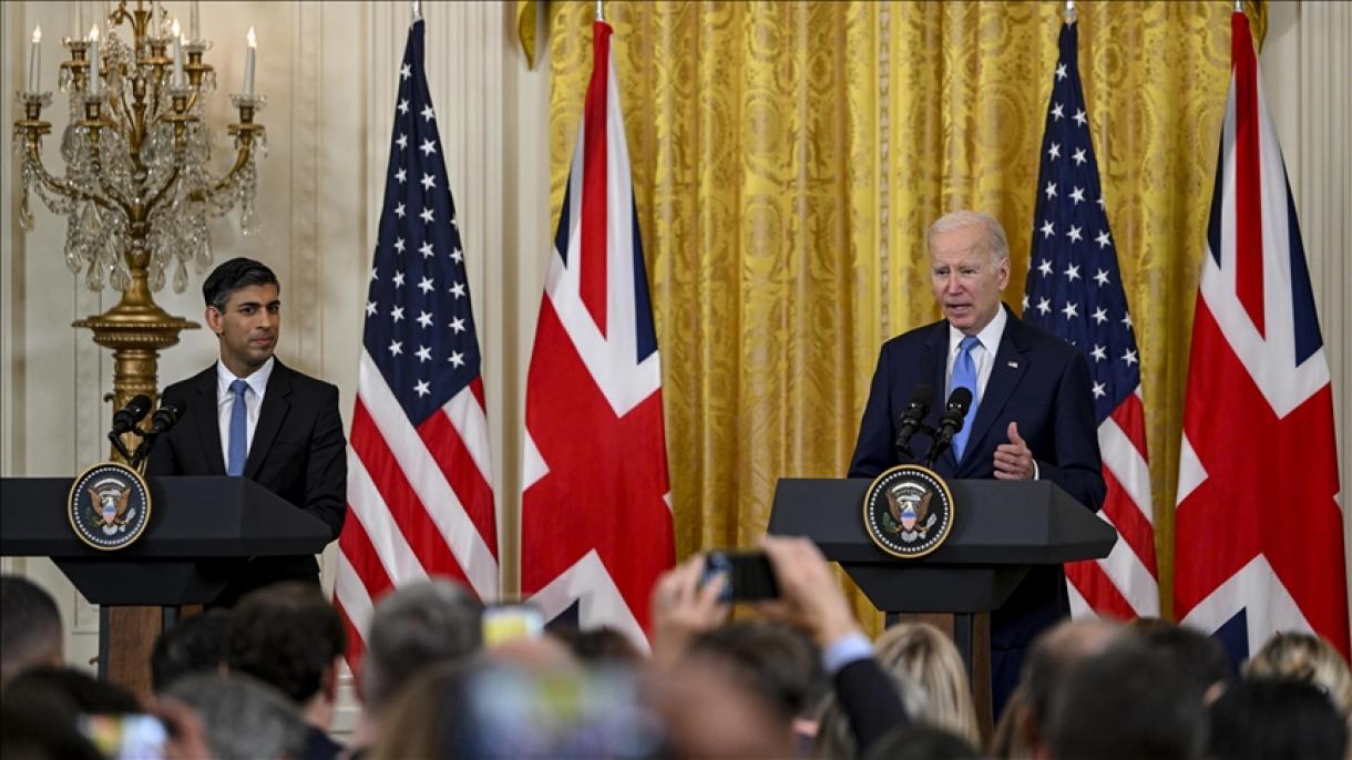 رئیس جمهور ایالات متحده آمریکا با نخست وزیر انگلیس دیدار کرد