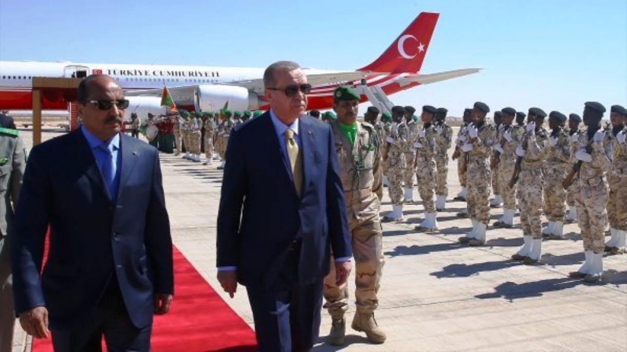 Erdogan à Nouakchott : première visite d’un président turc en Mauritanie