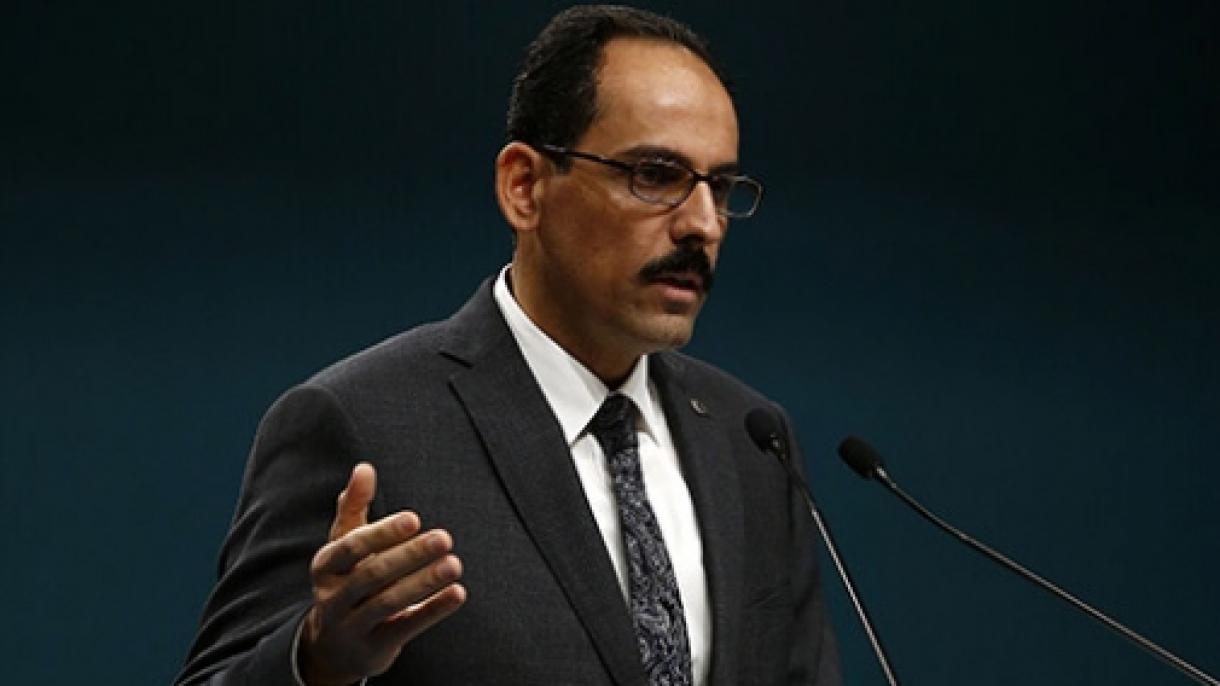Ibrahim Kalin a affirmé que les USA fermaient les yeux sur les liens entre le PYD et le PKK