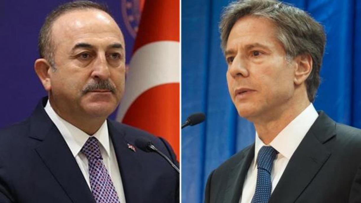 Cavușoglu a purtat o convorbire telefonică cu secretarul de stat american Blinken