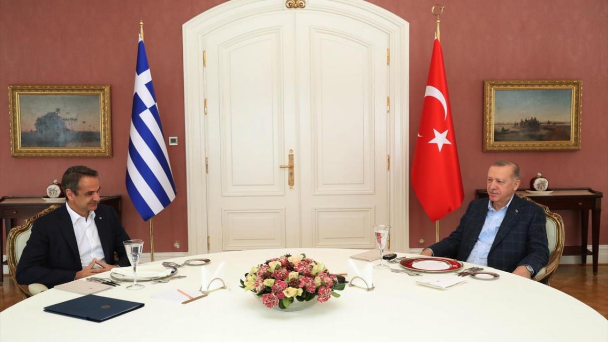 Kyriakos Mitsotakis ha avuto un colloquio con il presidente Erdogan ad Isranbul