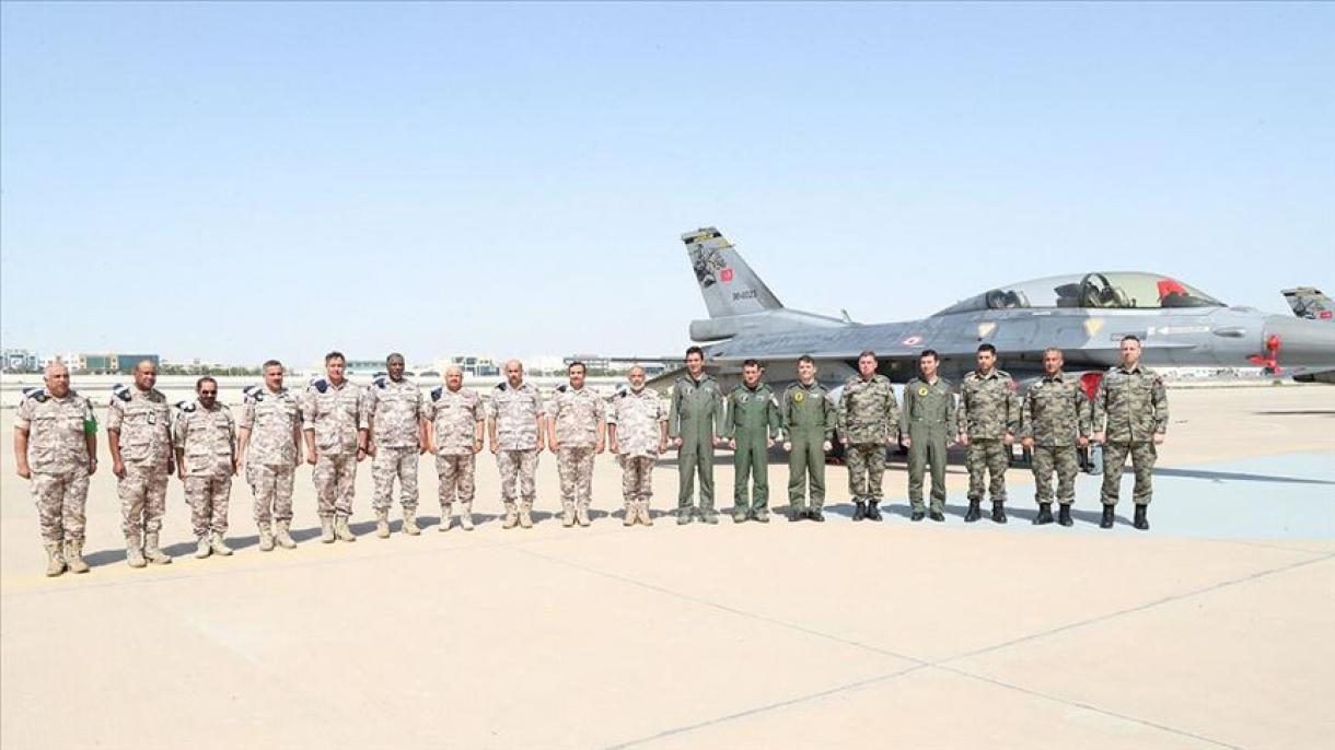 مانور هوایی "شاهین 21" با شرکت نیروی هوایی ترکیه در قطر