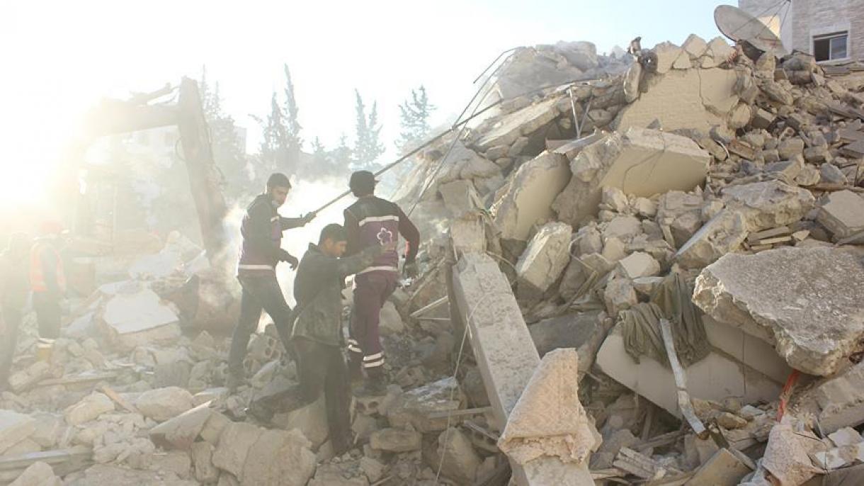 شام: انتظامی فورسز کے فضائی حملوں میں 8 شہری ہلاک
