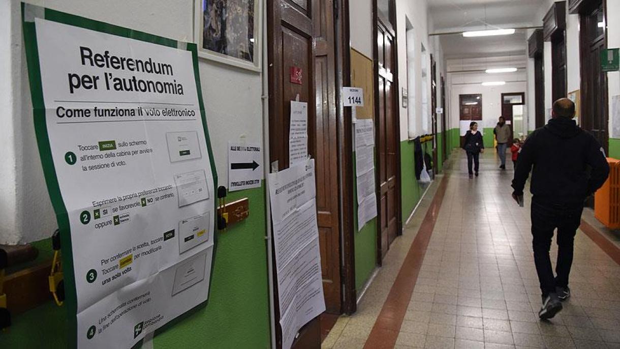 اٹلی: اقتصادی لحاظ سے امیر علاقوں میں خود مختاری کے لئے ریفرینڈم کا جواب مثبت رہا