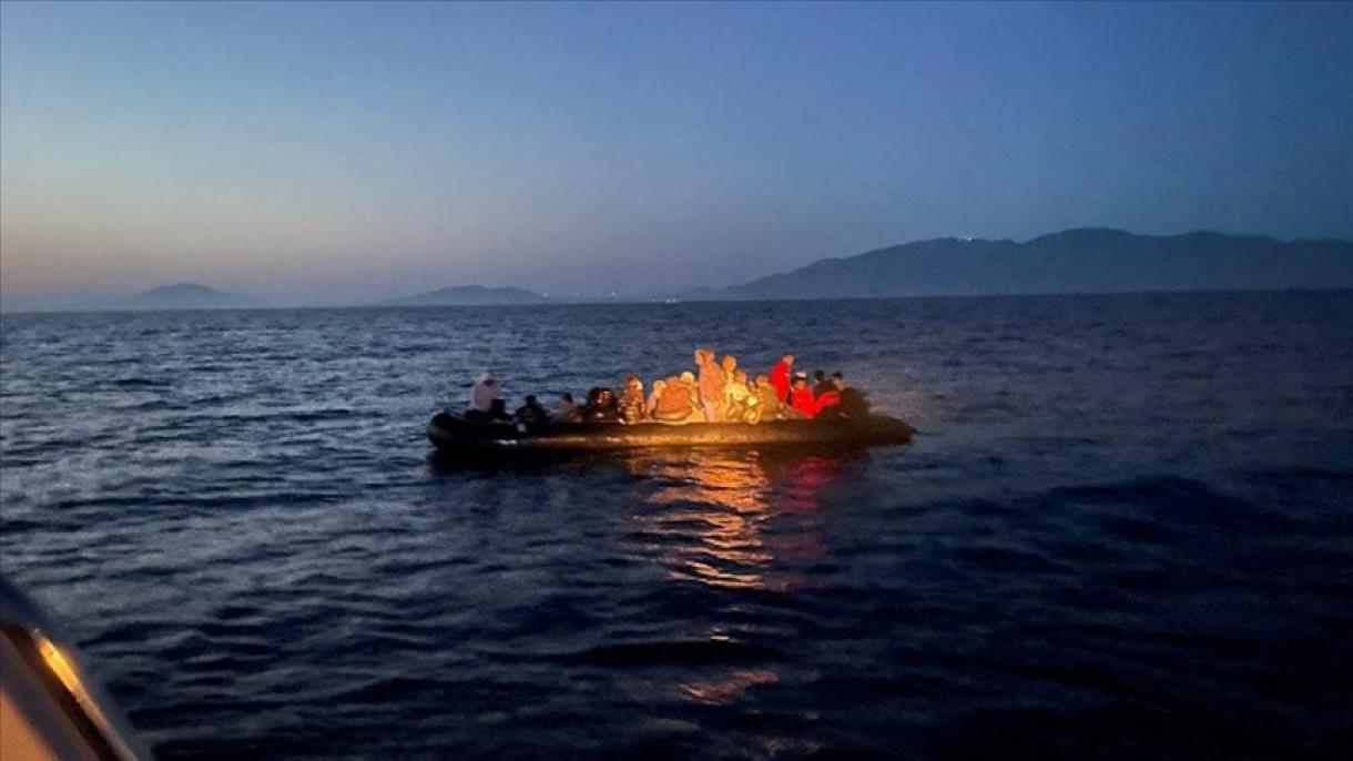 Турската крајбрежна стража во близина на Бодрум кај Мугла се спаси 27 турнати нерегуларни мигранти