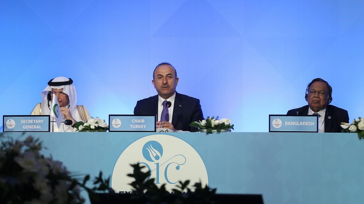 Çavuşoğlu inaugura la reunión extraordinario en Estambul de la OCI