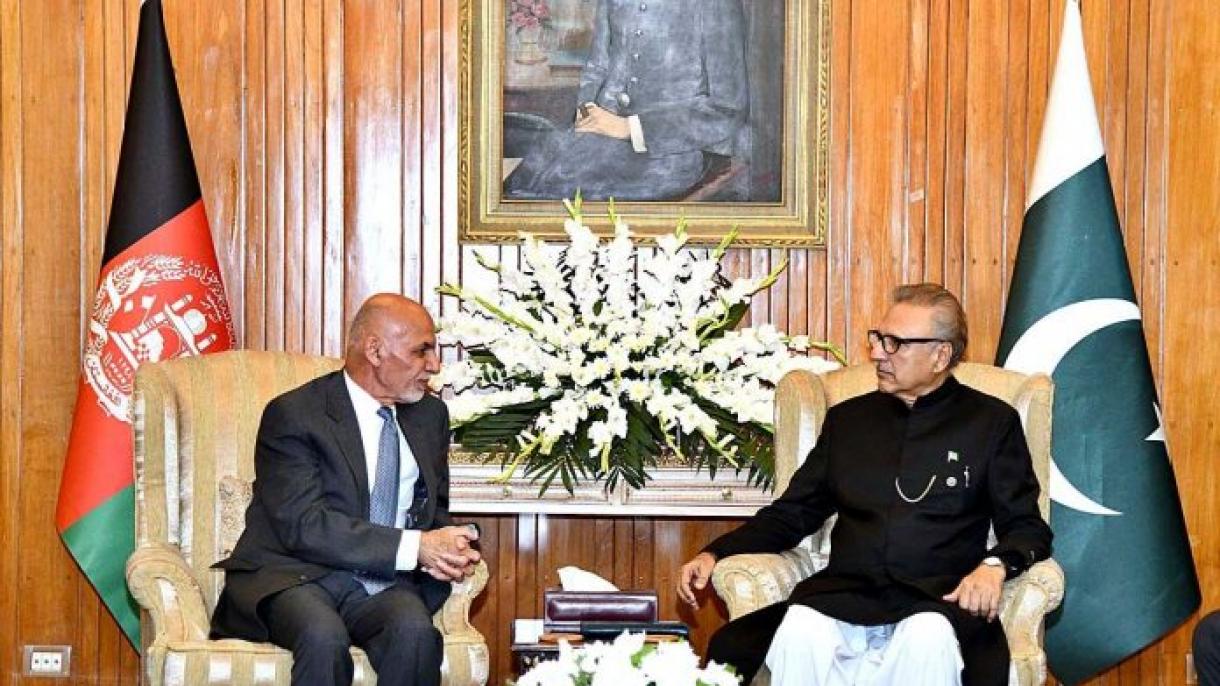 صدرعارف علوی اور افغان صدر اشرف غنی کے درمیان ملاقات،پاک افغان تعلقات کے تمام پہلووں پر غور