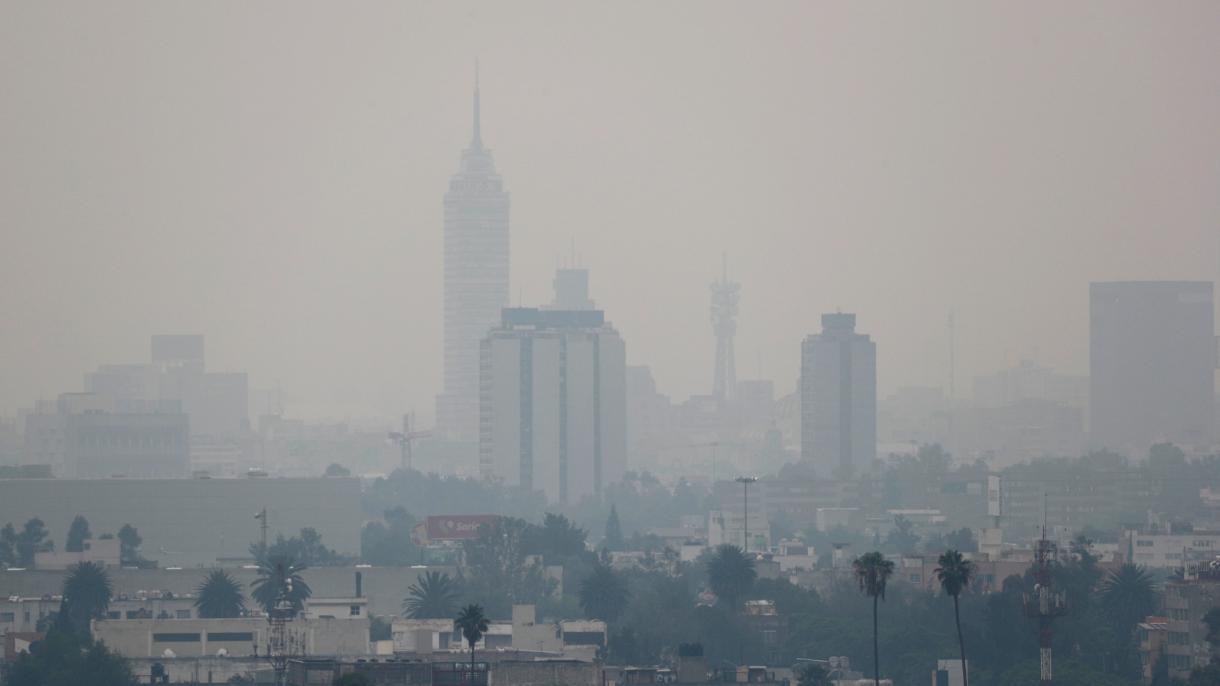 墨西哥森林火灾造成严重空气污染