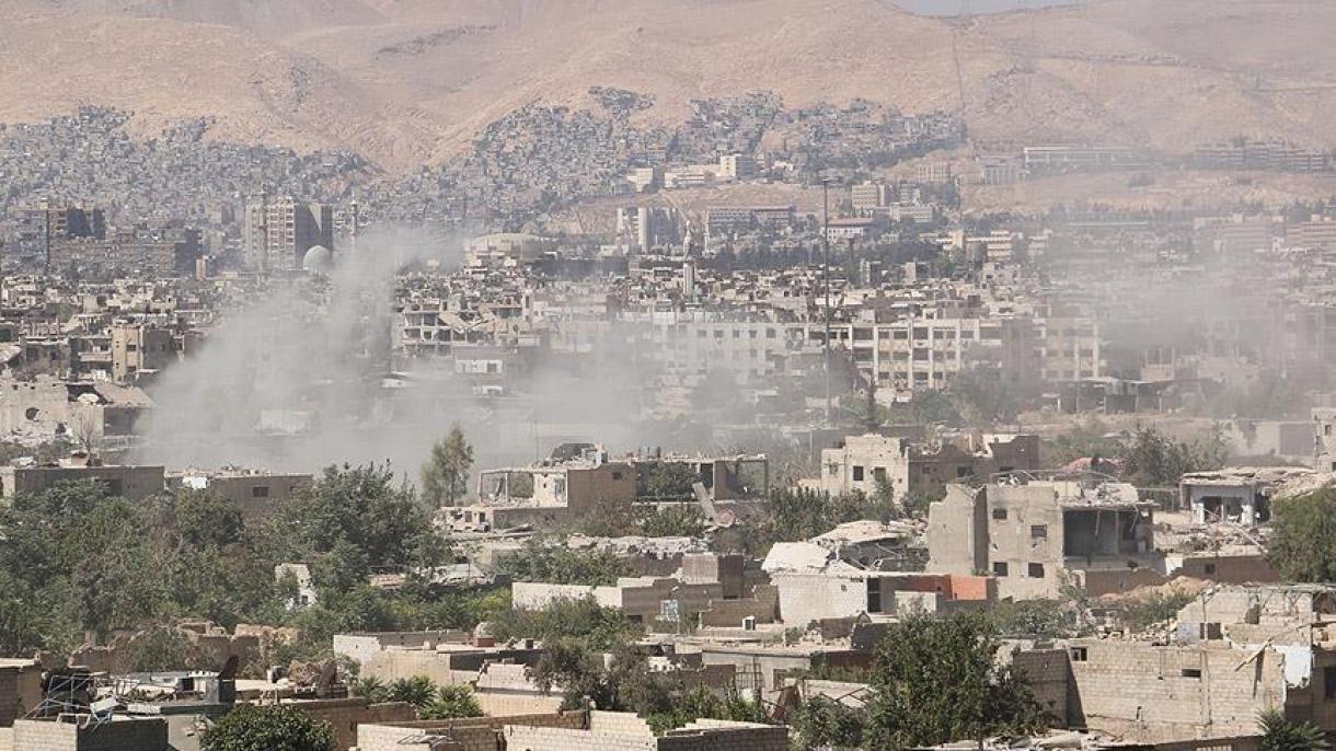 大马士革一葬礼场地遭袭致17死54伤