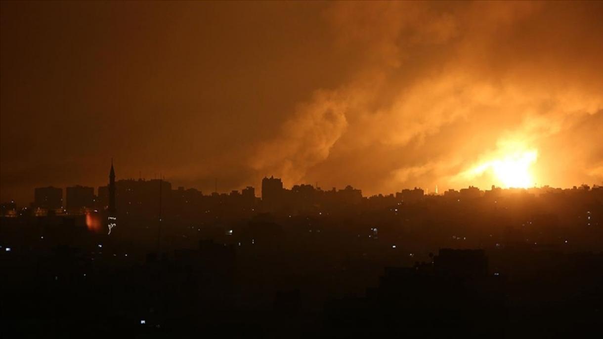 اسرائیل کے غزہ کی پٹی پر فضائی حملے
