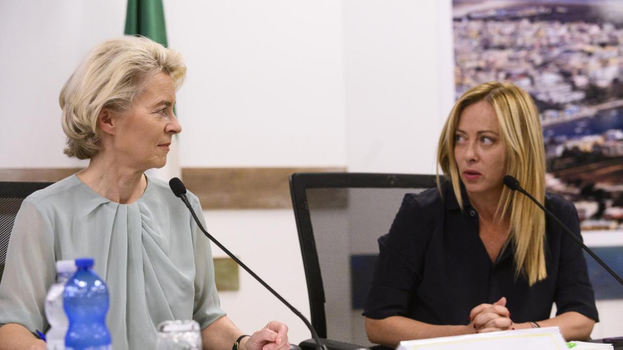 Von der Leyen y Meloni en Lampedusa: se presenta un plan de acción para frenar migración ilegal