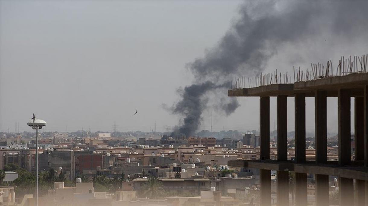 حمله جنگنده های ژنرال حفتر به گردان حکومت وفاق ملی لیبی