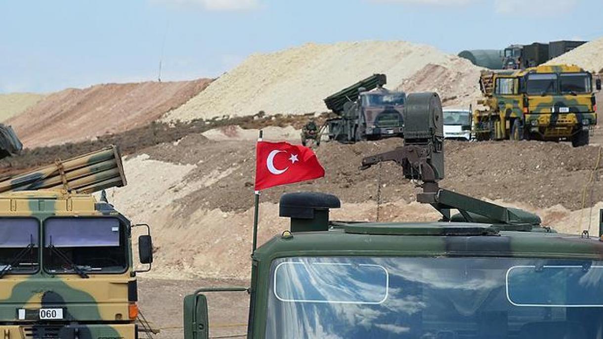 As FAS turcas estabelecem os pontos de observação em Idlib na Síria