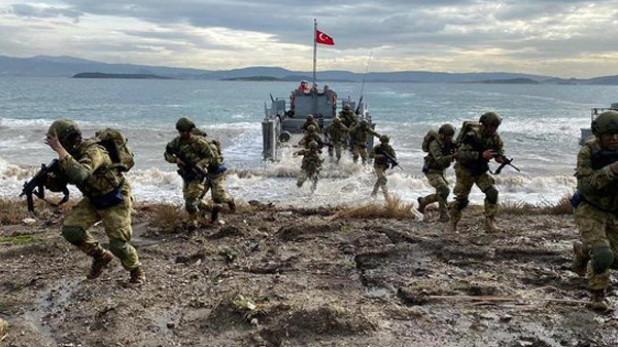 土耳其军队成功完成两栖作战训练