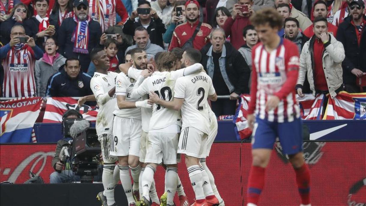 Real Madrid venceu por 3 a 1 o Atlético de Madrid na Liga da Espanha