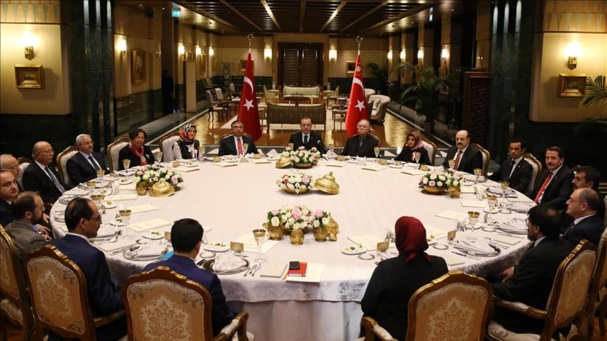 ضیافت شام اردوغان به مناسبت روز معلم
