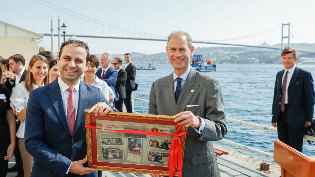 Prințul Edward în vizită la Istanbul