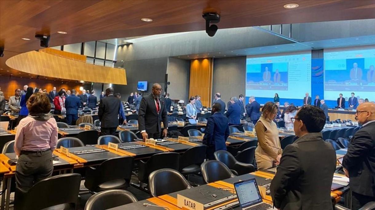 یک دقیقه سکوت در نشست سازمان تجارت جهانی برای ادای احترام به جان‌باختگان زلزله‌ تورکیه