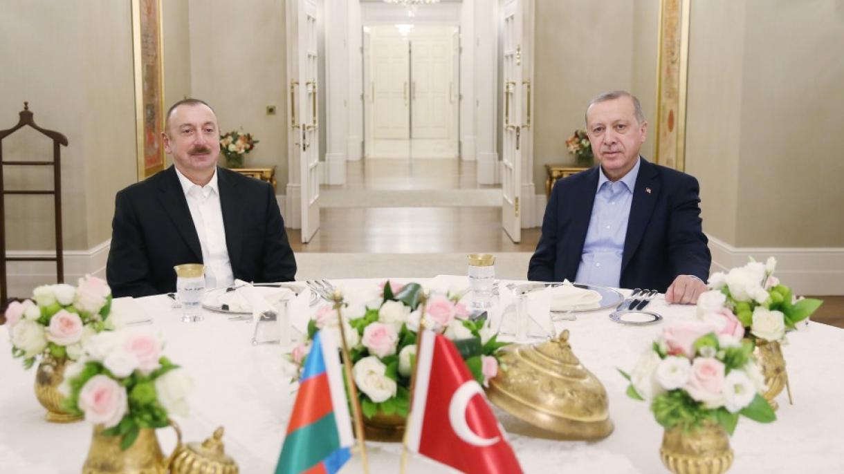 Aliyev se encontra com Erdogan e o presidente da Grande Assembleia Nacional da Turquia