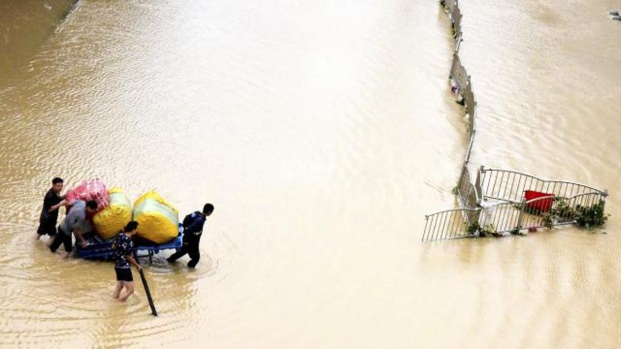 中国西北和西南部发生洪灾  至少12人丧生