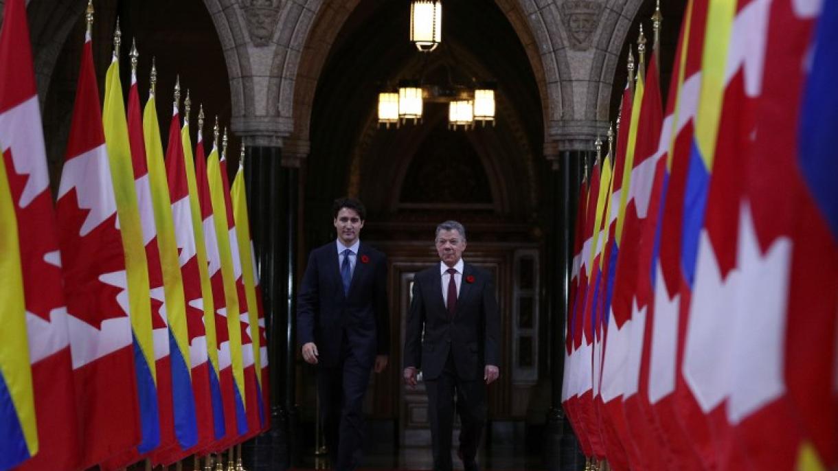 Trudeau y Santos constatan el buen momento de las relaciones Canadá-Colombia